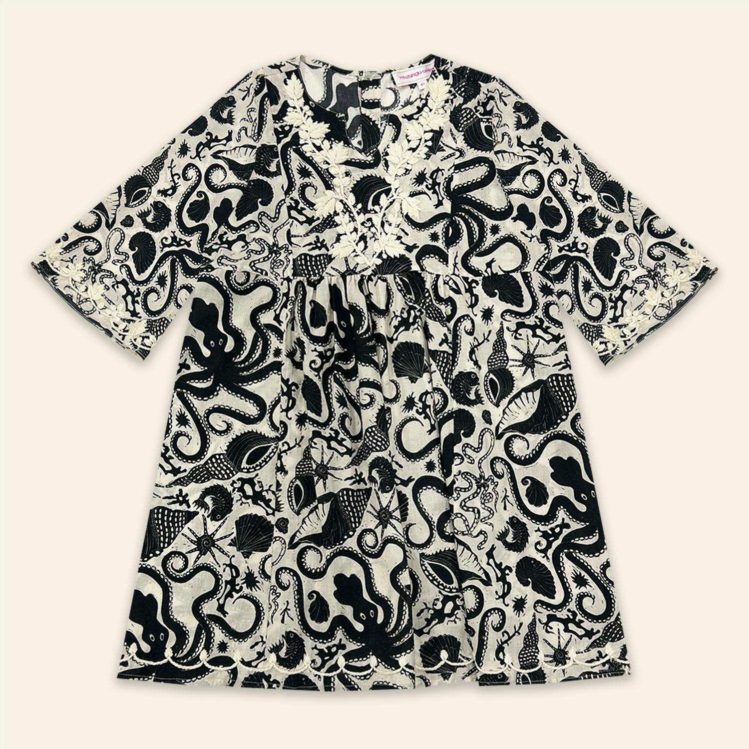 Kids Mia Dress Octopus Friend