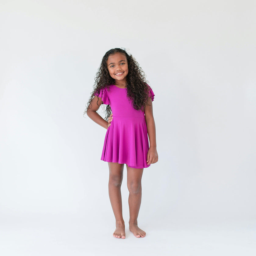 Cap Sleeve Twirl Dress