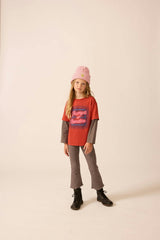 Organic Skater Tee in Rhythm Red