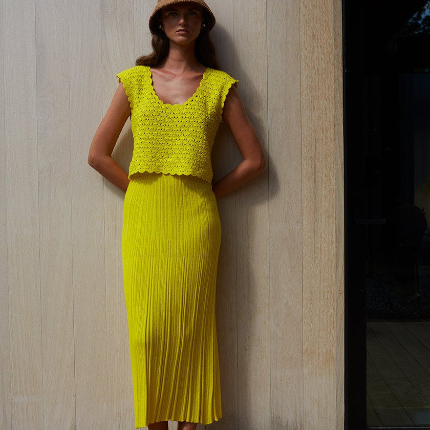 ZARIA CROCHET TOP | LIMONE