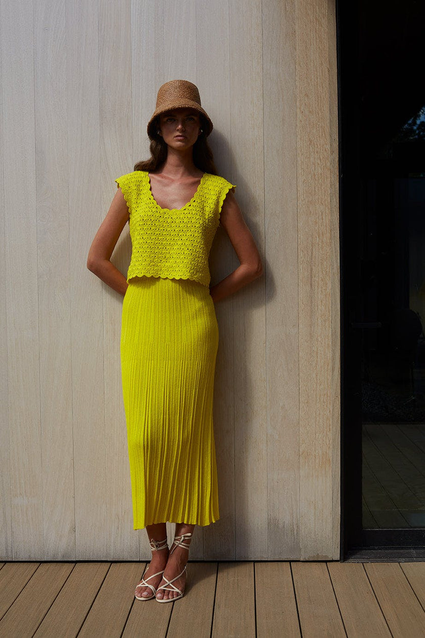 ZARIA CROCHET TOP | LIMONE | One Left!