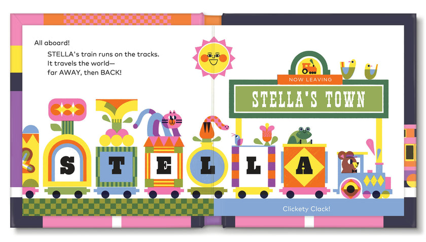 My Name Train Personalized Board Book