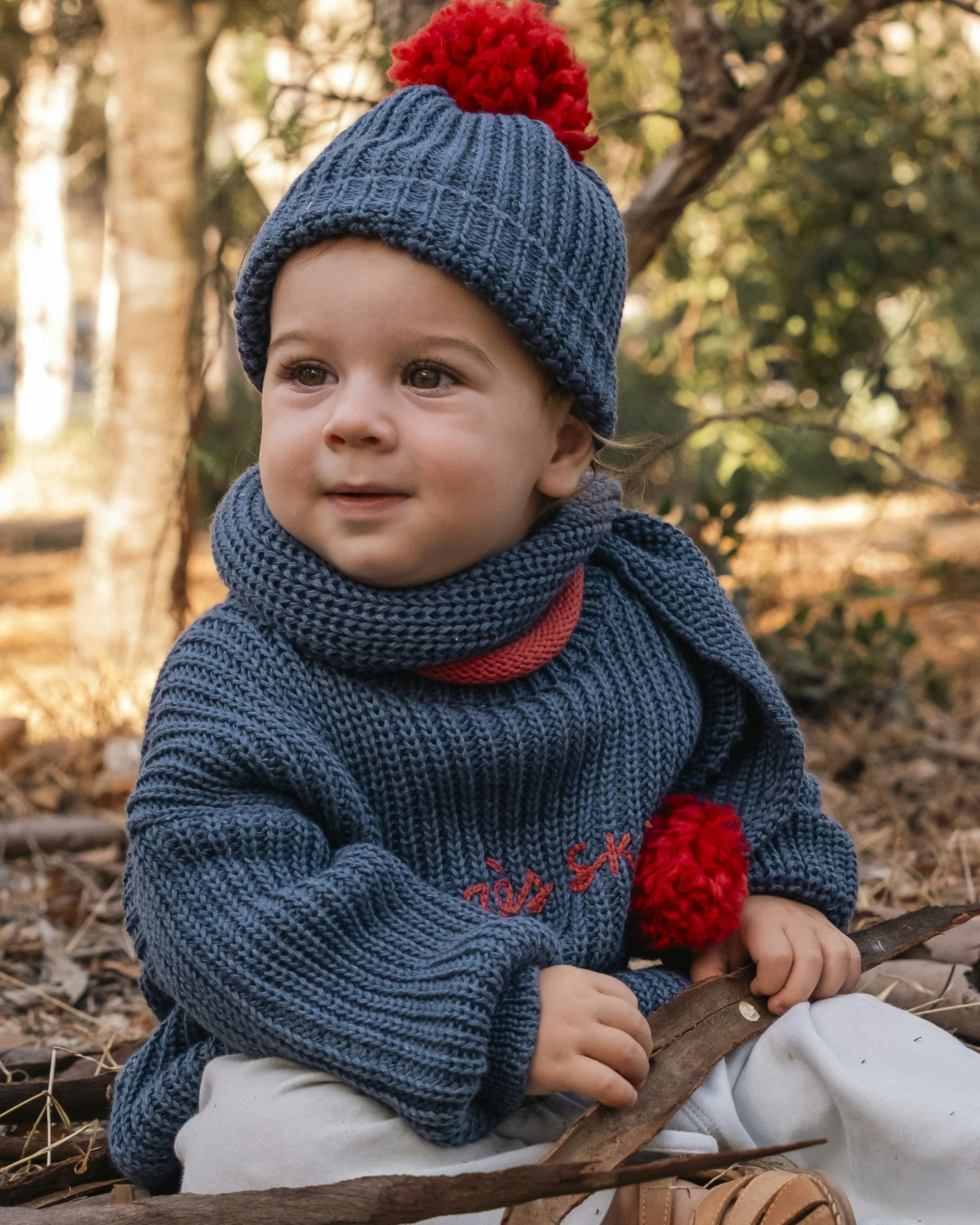 Apres Ski Sweater in Midnight Blue