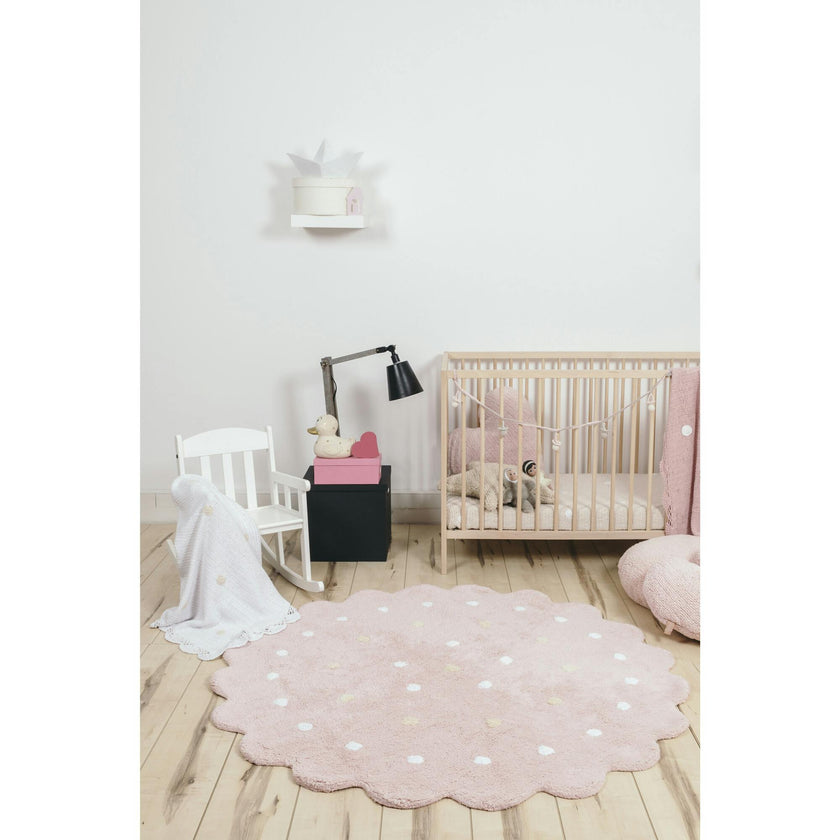 Little Biscuit Washable Round Rug