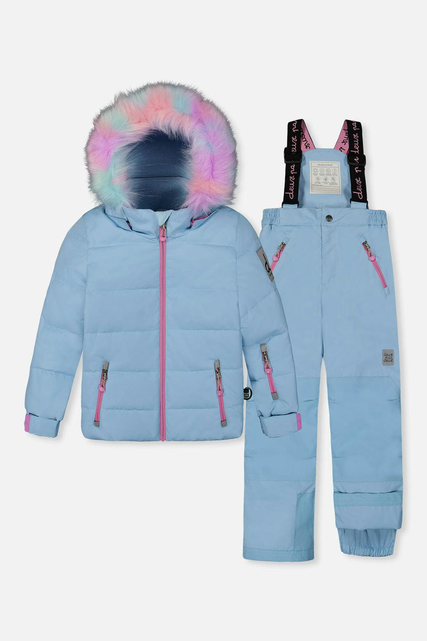 Two Piece Play Snowsuit Light Blue