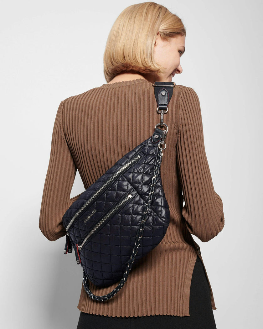 Black Crosby Crossbody Sling Bag