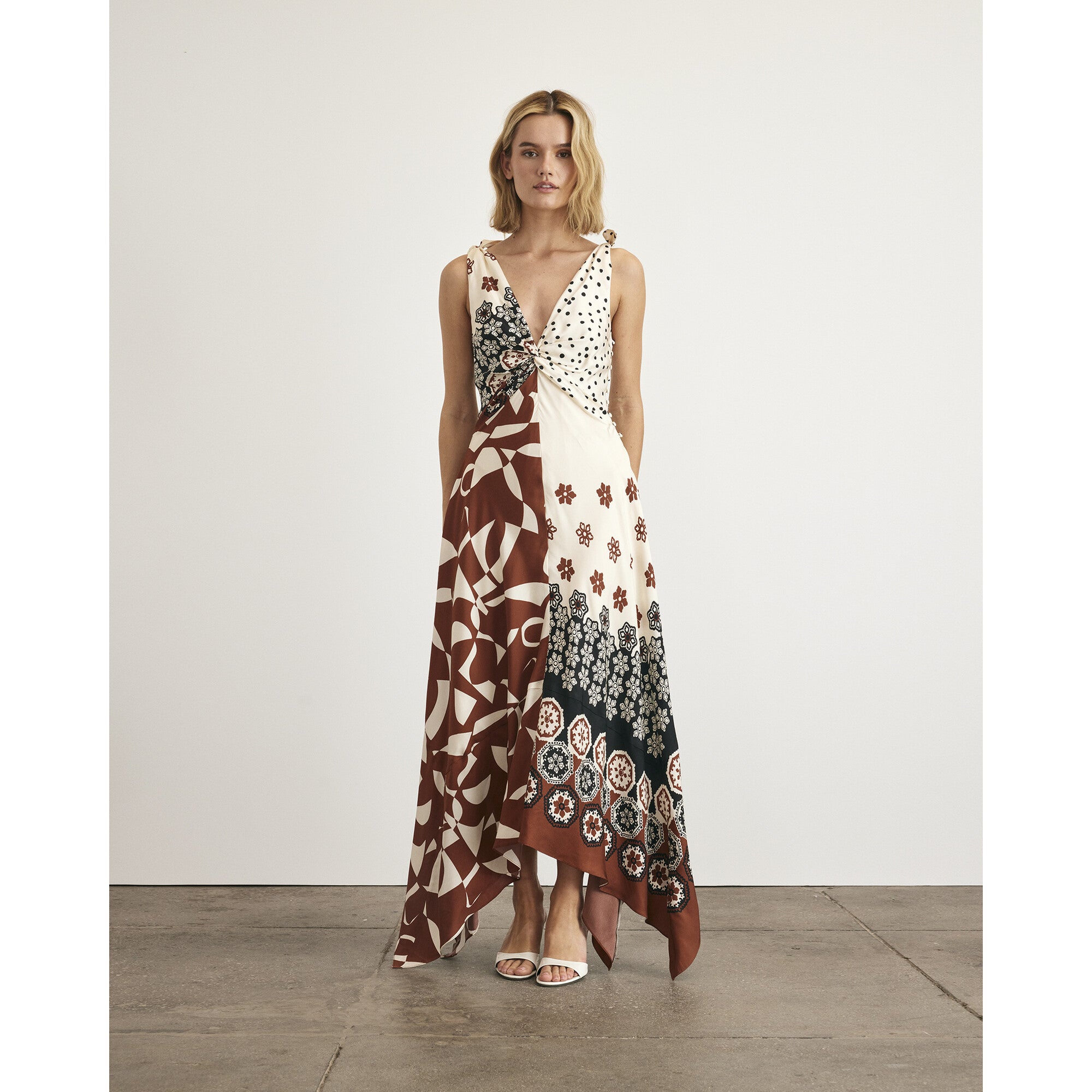 Mabel Dress, Brown