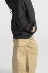Organic Cotton Wide Leg Cargo Pant