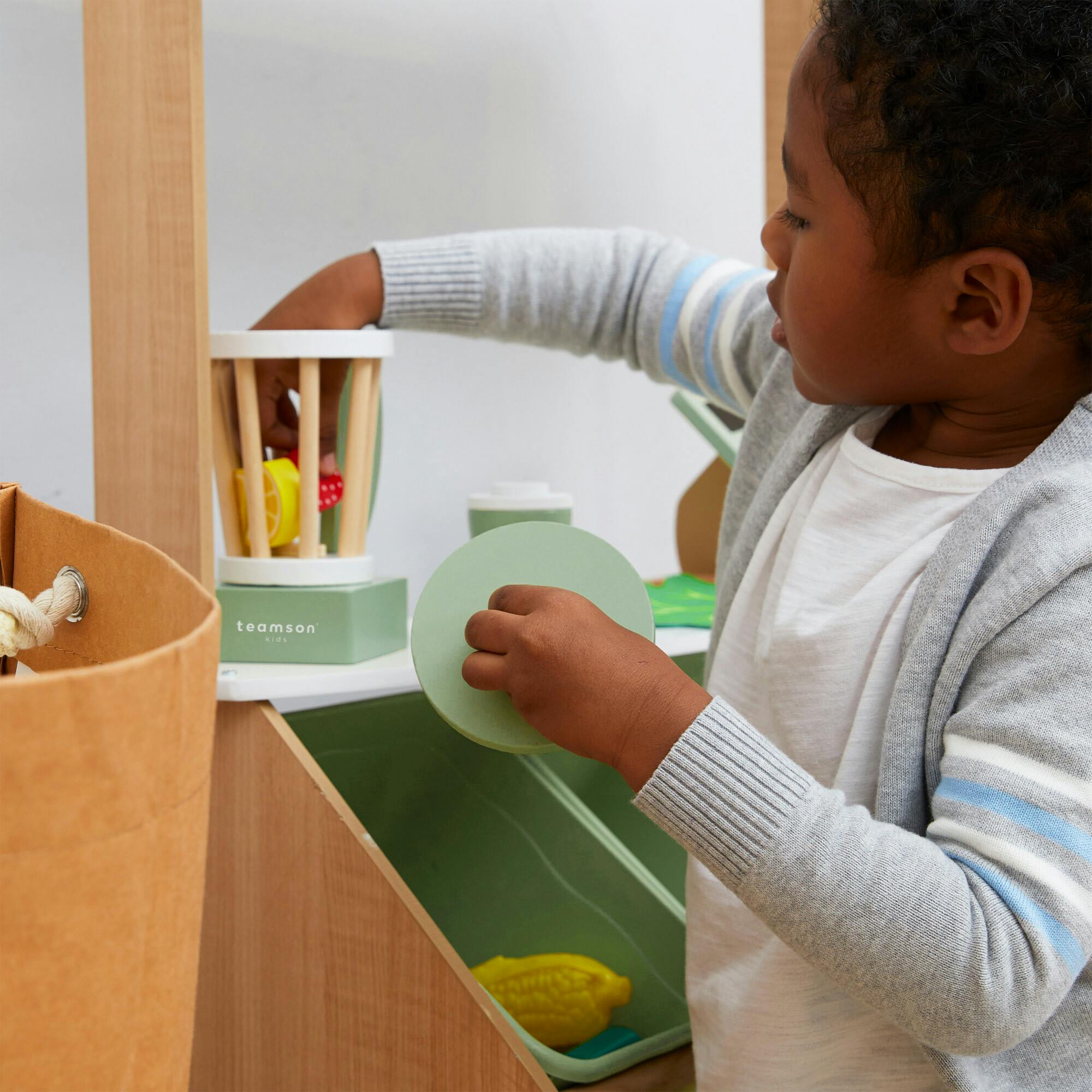 Little Chef Frankfurt Wooden Blender Play Kitchen Accessories