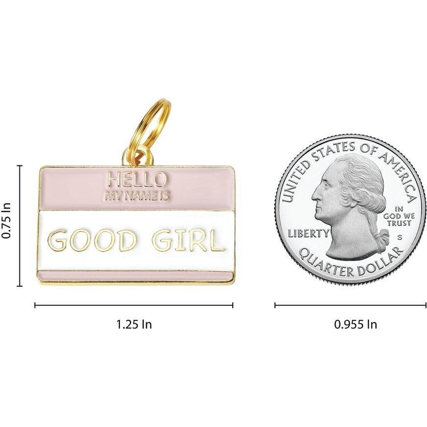 Good Girl Pet ID Tag