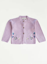 Baby Embroidered Butterfly Knit Cardigan