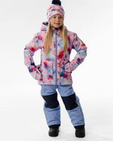 Light Weight Two Piece Chill Snowsuit Mauve Printed Flowers