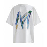 White Oversized Graphic T‑Shirt