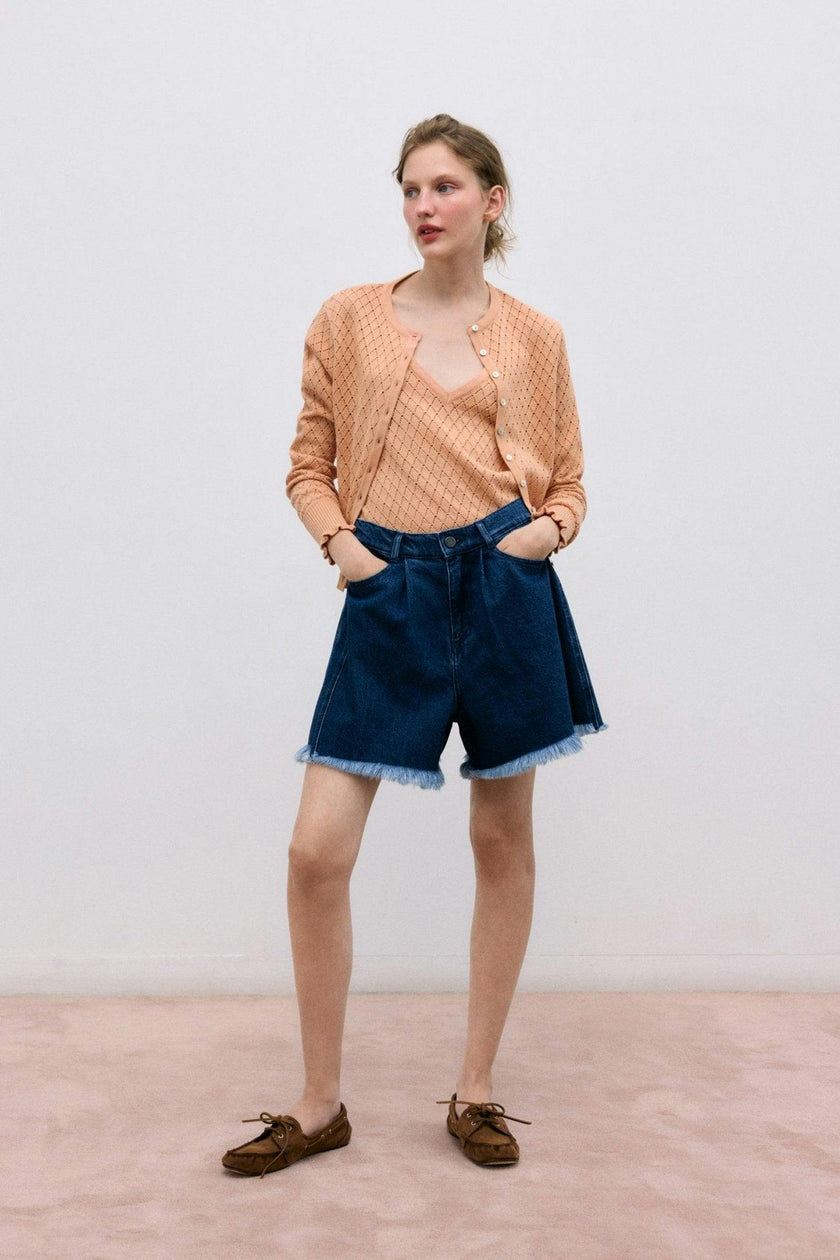Lirio Woman Cardigan Peach Nougat