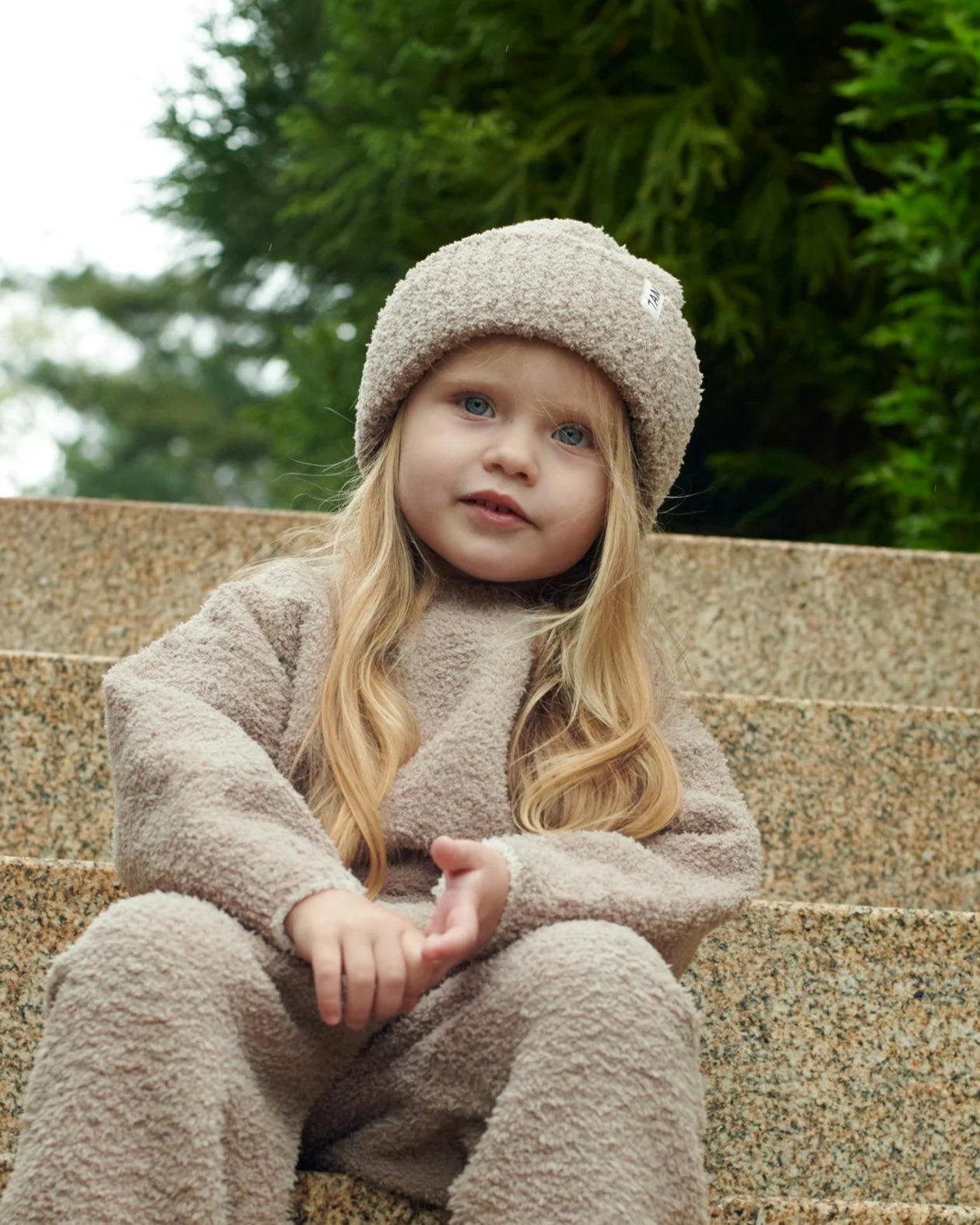 Ribbed Beanie - Fuzzy