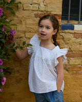 Clelia Top Lemon Print