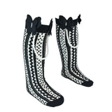 Butterfly Lace Pearl Link Socks