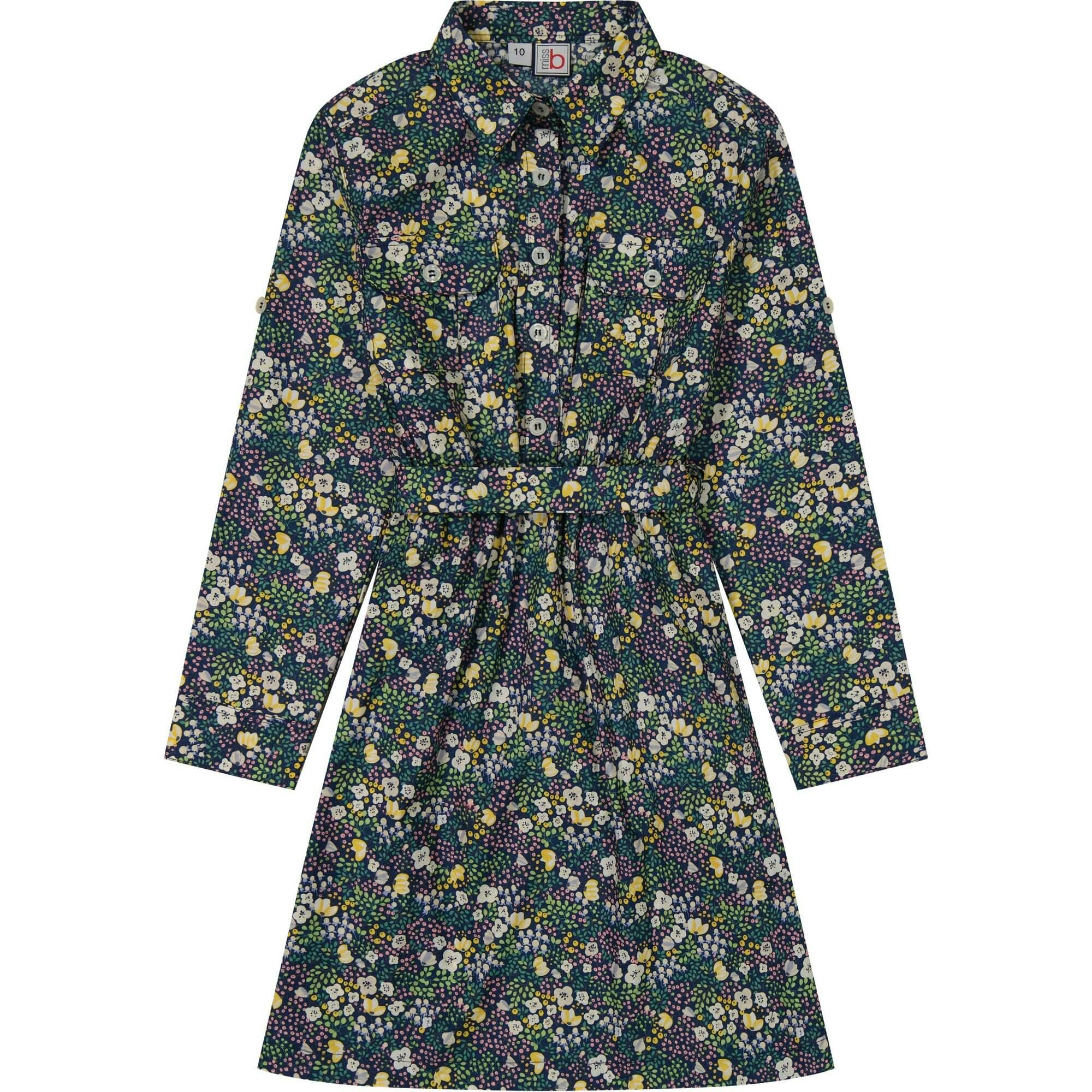 Sloane Girls Campshirt Dress, Multi