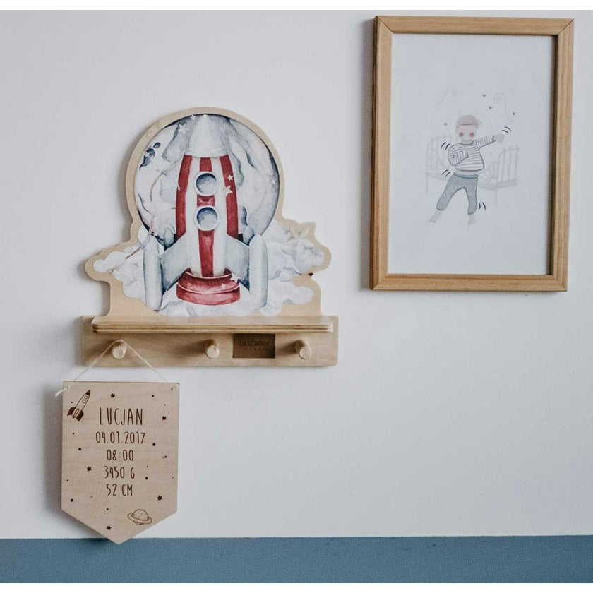 Rocketship Mini Shelf
