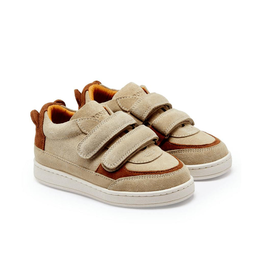 Rinou Sneakers | Bear | Taupe Suede
