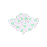 Heart Argyle - Wide Brim Sun Hat