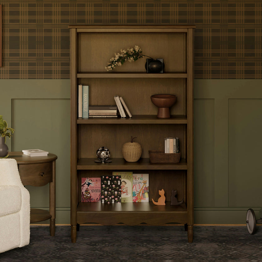 Liberty Assembled Bookcase in Natural Walnut