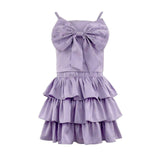 Haze Crystal Big Bow Set