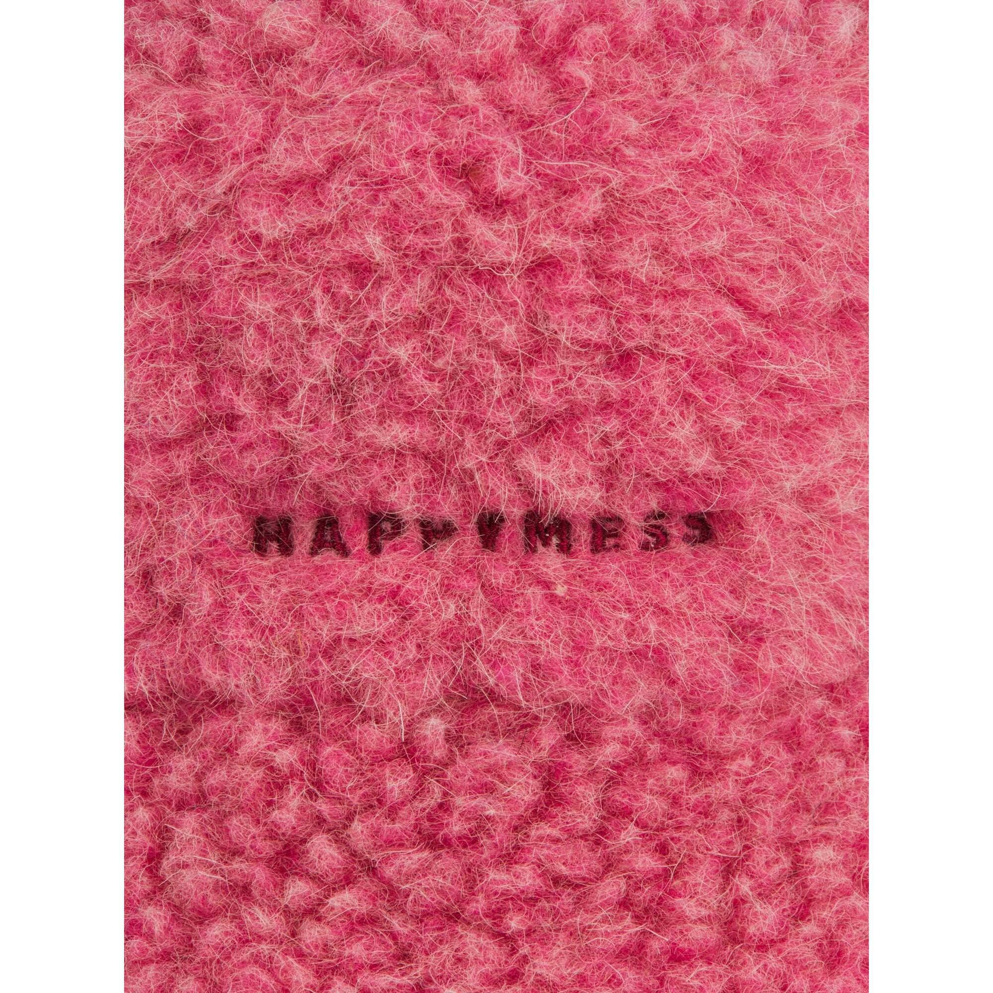 adult merino wool bucket hat - dusty pink