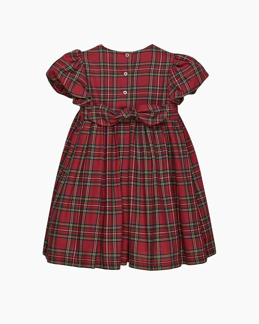 Isla Plaid Smocked Party Dress