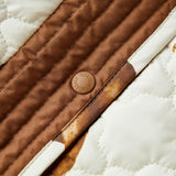 Honey Quilted Jacket and Scarf