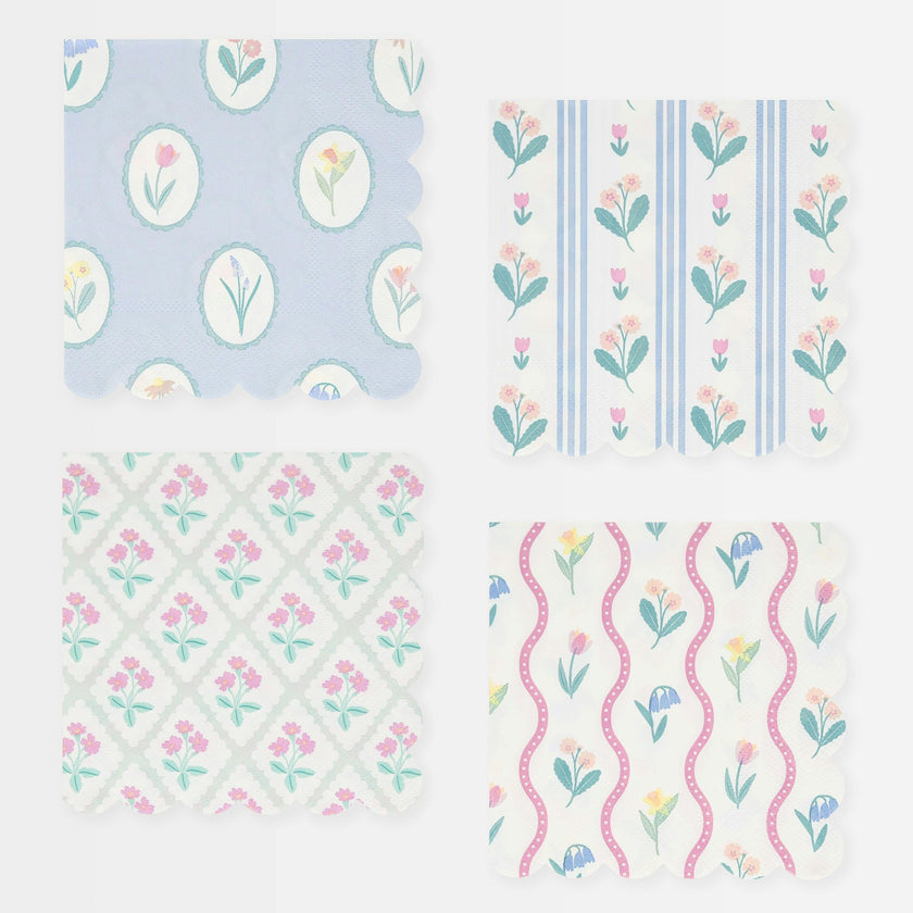 Bloomsbury Floral Pattern Small Napkins