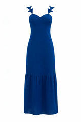 Zoe Royal Blue Midi Dress