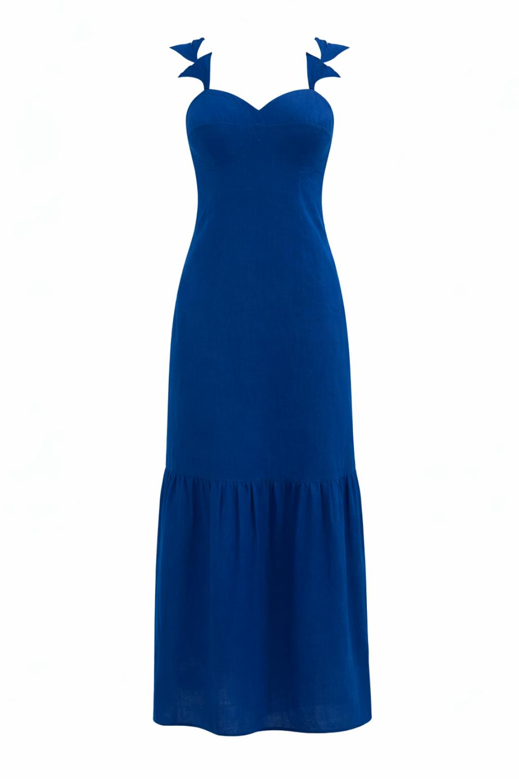 Zoe Royal Blue Midi Dress