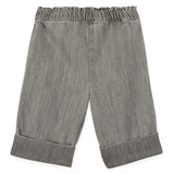 BONTON Soft Grey Embroidered Jade Baby Pants