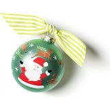 Christmas Calling Glass Ornament