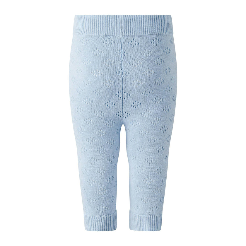 Blue Pointelle Sweater & Legging Set