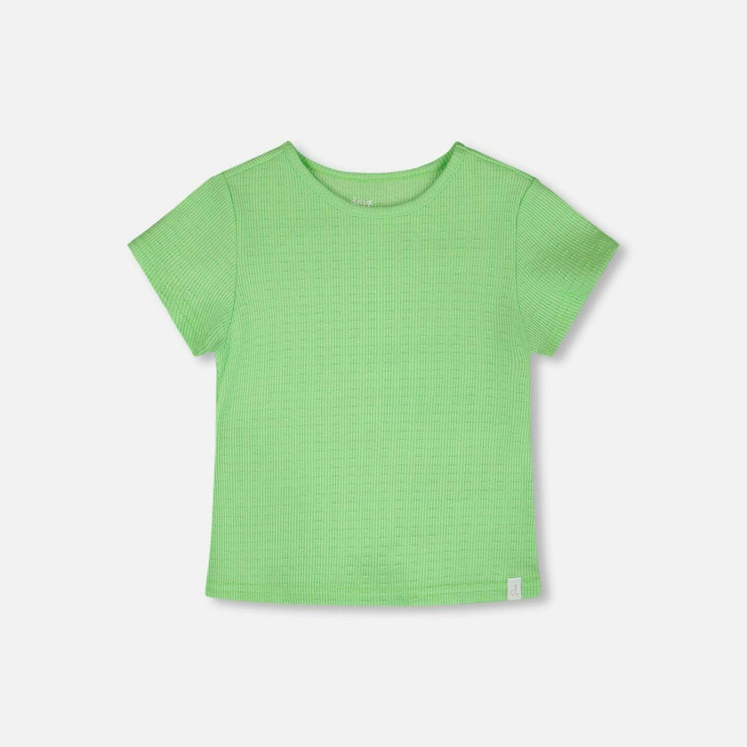 Crinkle Jersey T-Shirt Mint Green