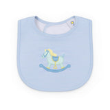 Stripe Knit Bib With Rocking