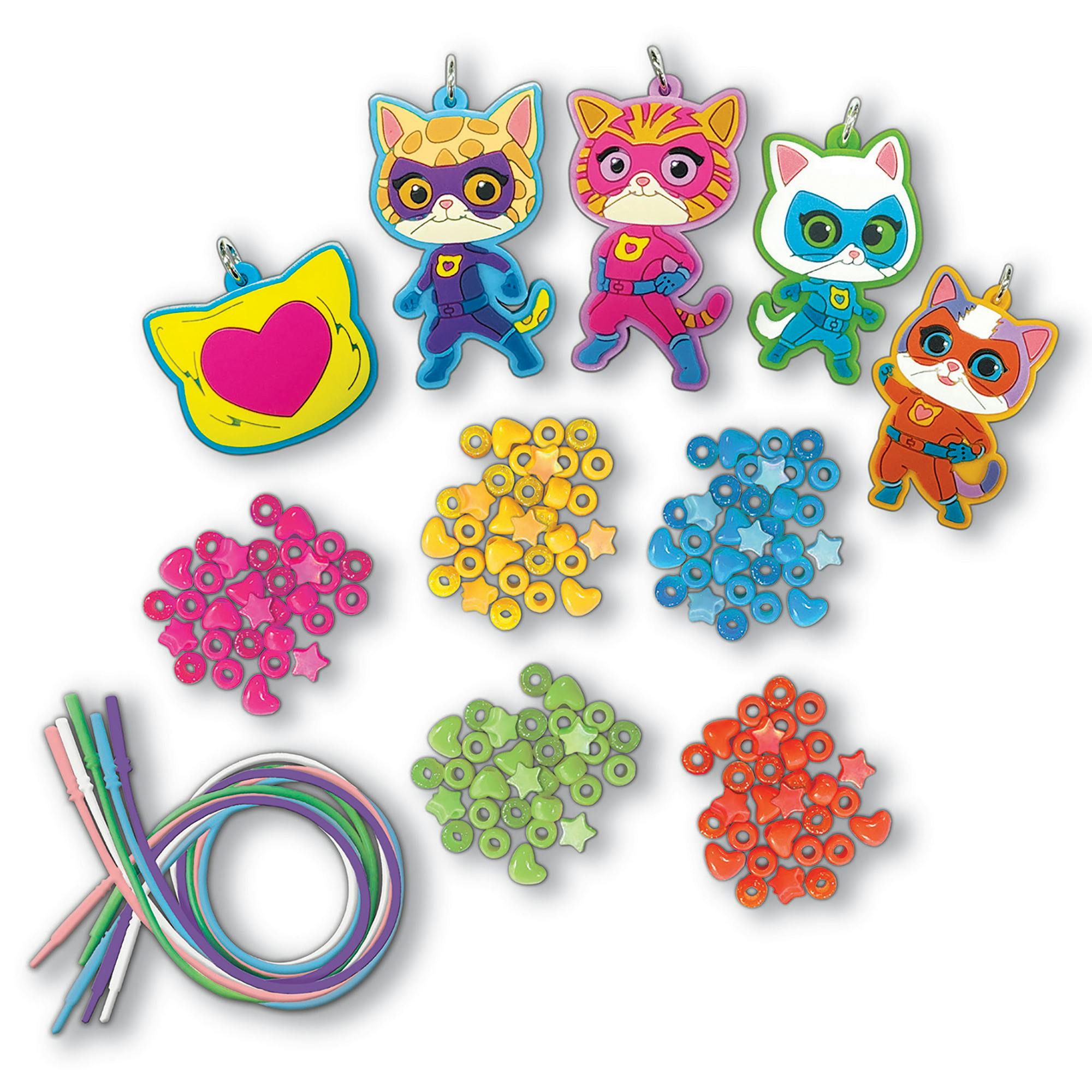Necklace Activity Set: Super Kitties