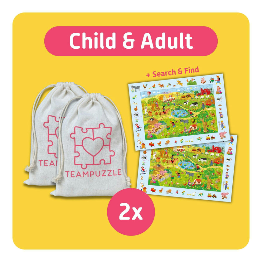 TeamPuzzle: On the Farm - 194pc