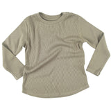 Rib Long Sleeve Top