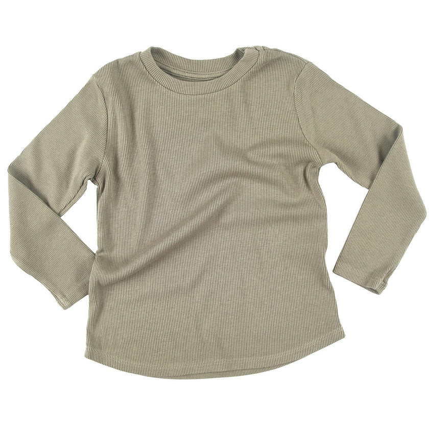 Rib Long Sleeve Top