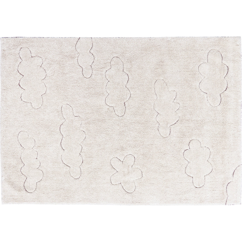 Clouds RugCycled Washable Rug, Natural