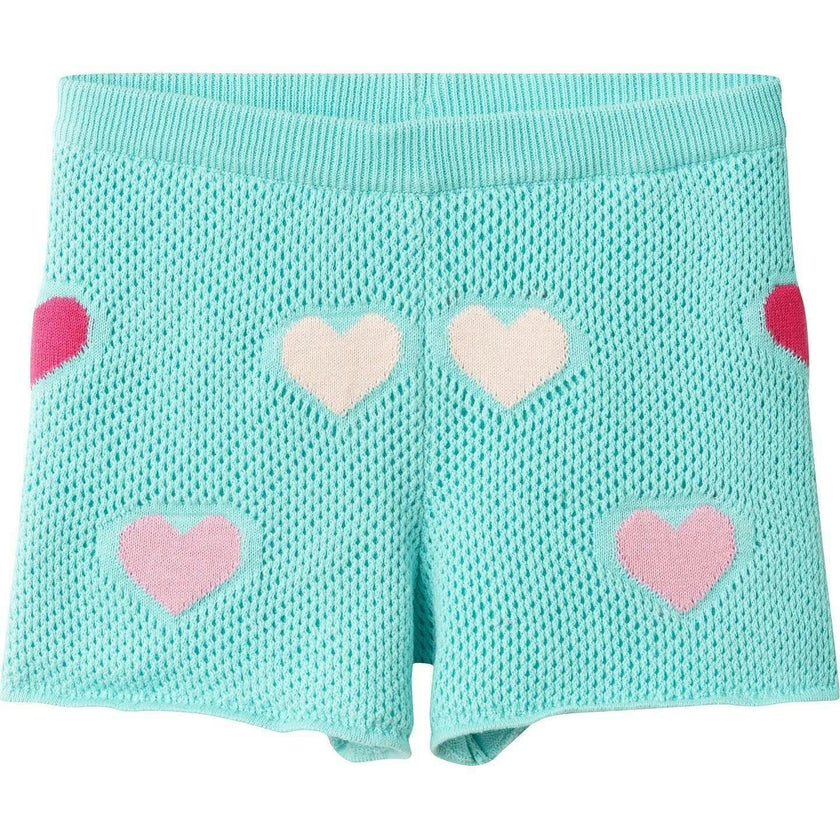Girls Heart Crochet Set | Aqua Hearts