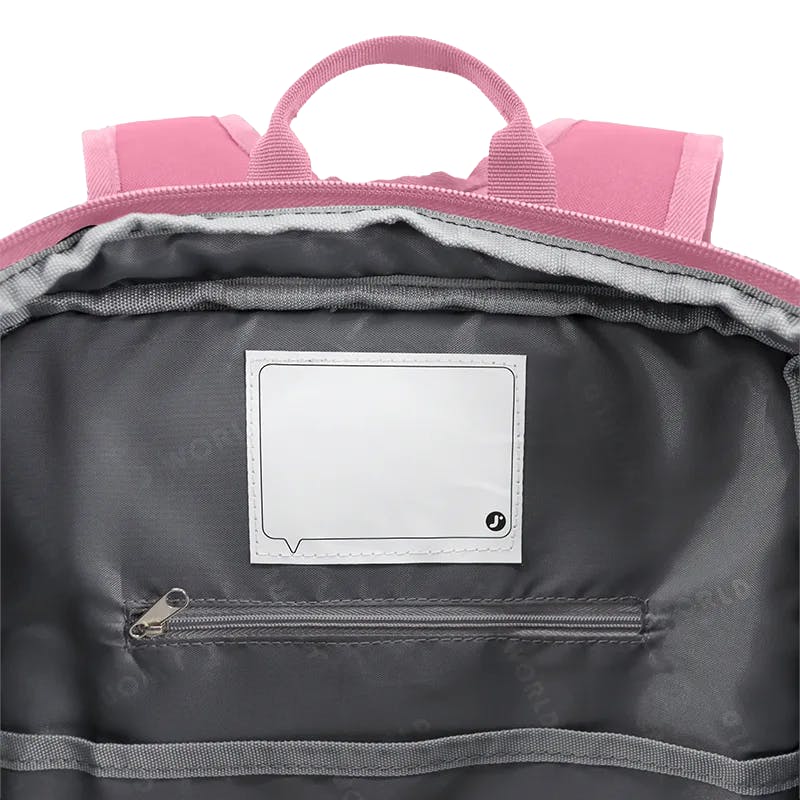 Junior Backpack with Lunch Box and 14oz Water Bottle For School in Metallic Silver