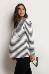 Nicolette Maternity & Nursing Boatneck Tee