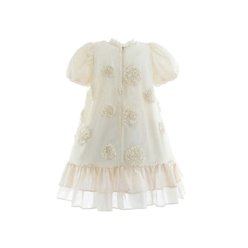 Beige Floral Granada Dress