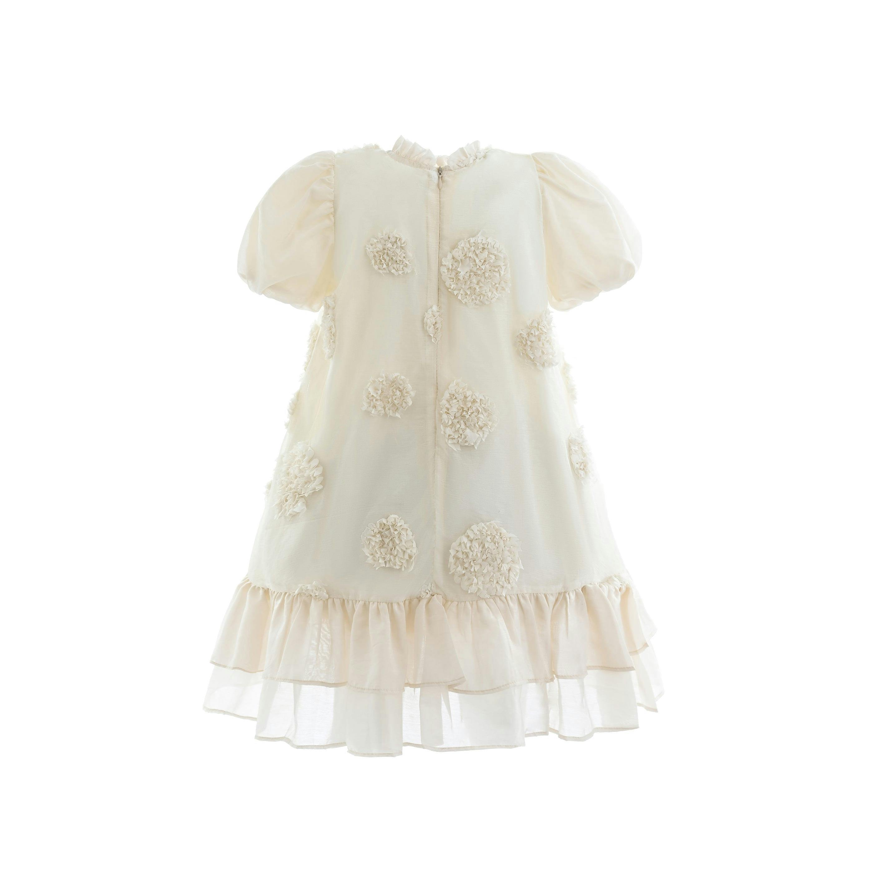 Beige Floral Granada Dress