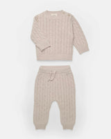 Cable Cotton Knit Set
