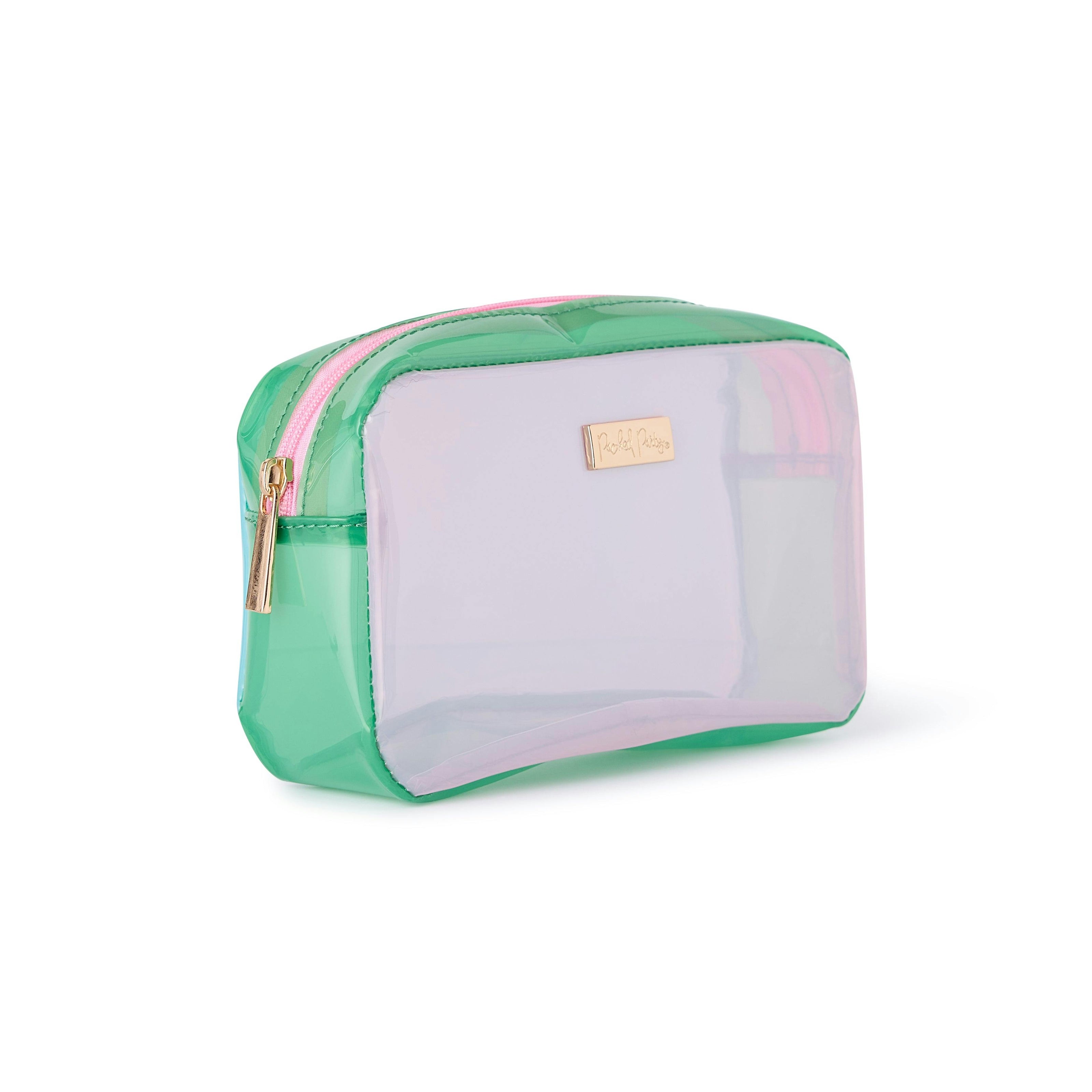 Retro Jelly Colorblock Pouch